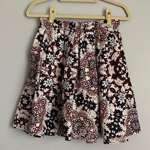 Ruffle Pleated Skirt